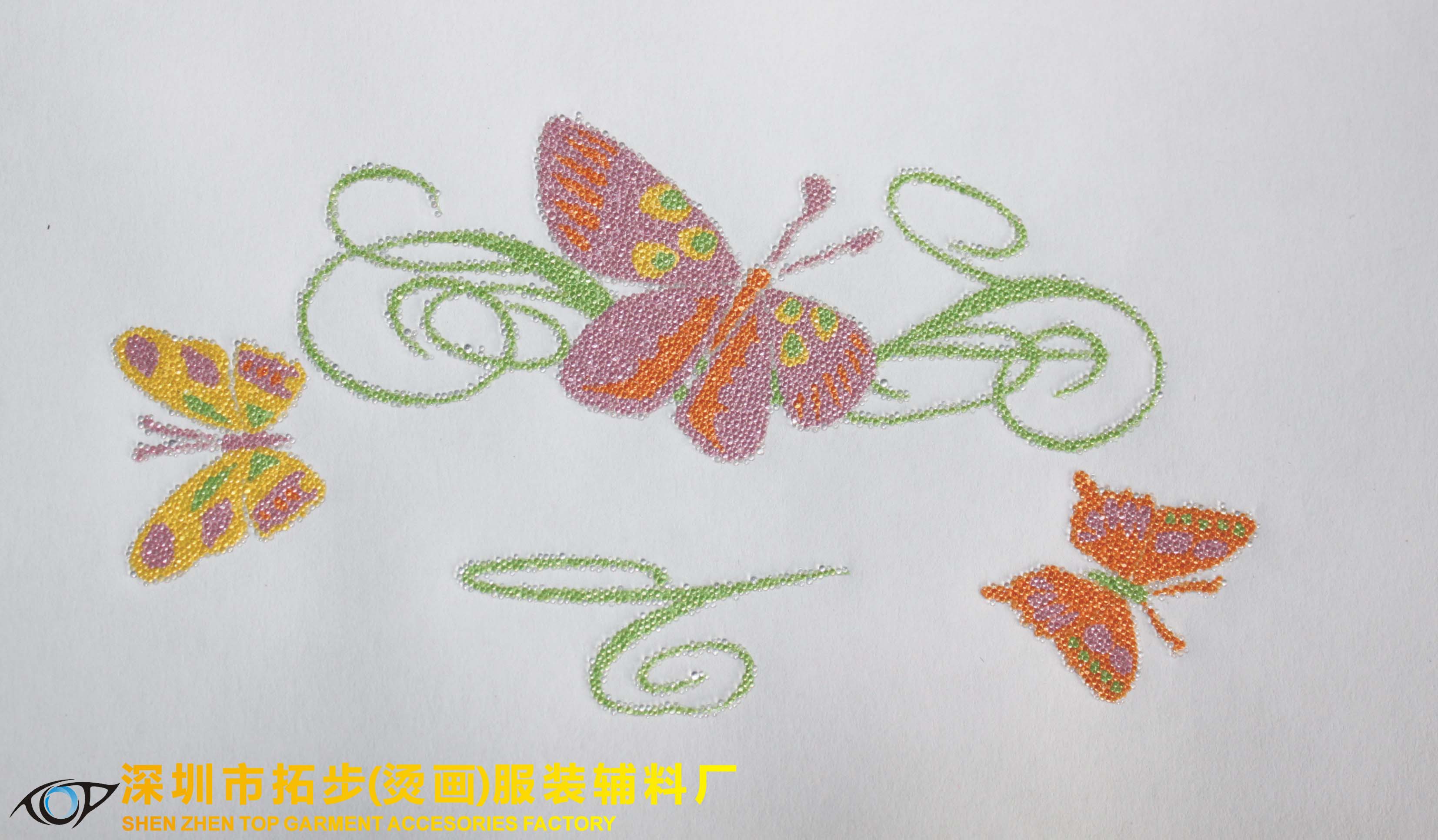 多色玻璃珠燙畫